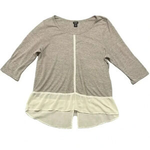 Torrid‎ Women's Long Sleeve 2fer Top, Size 3